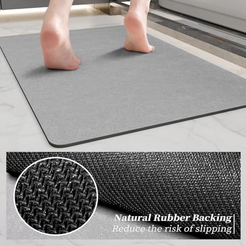 Bathroom Mat Rugs Sets 2 Piece Stone Bath Mats - Image 4