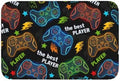 Video Game Controller Background Bath Mat 24x16 Inch Non-Slip Soft Microfiber by Unknown