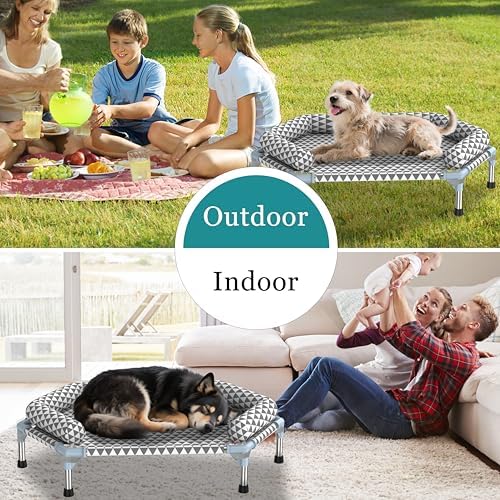 Kuntrust Orthopedic Dog Bed for Medium Dogs，U-Shaped Bolster ，Up to 100 lbs - Image 3