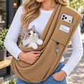 Cat Sling Carrier & Pet Sling for Small Dogs & Cats 3-14 lbs by Unknown