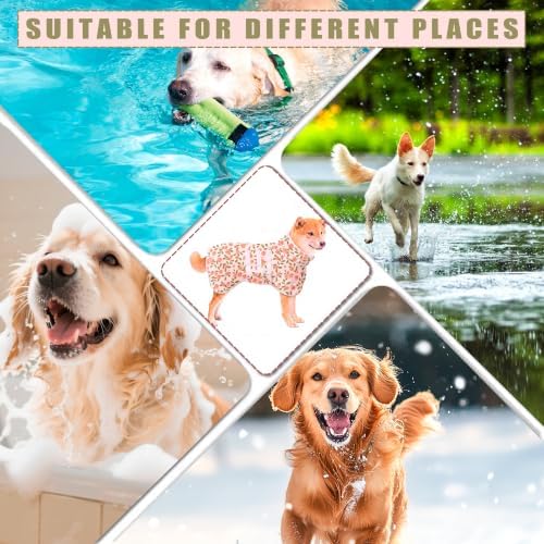 Fast‑Drying Dog Bathrobe, Absorbent Striped Pet Towel - Image 7
