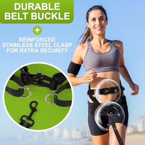 Hands Free Dog Leas, Double Waist Leash - Image 6