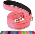 Joytale Reflective Dog Leash for Medium & Large Dogs, 6 FT x 1", Neon Pink by Joytale
