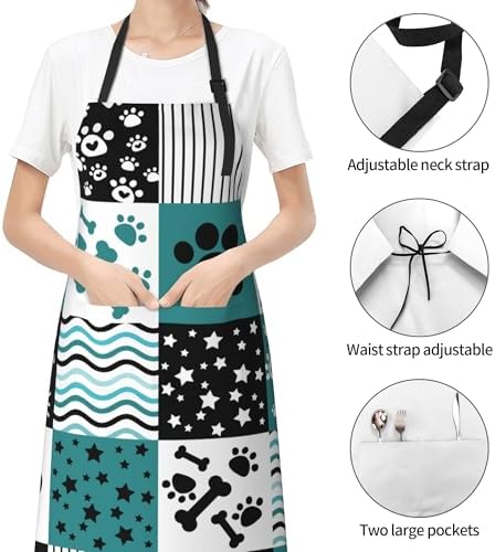 Art Apron with Pocket for Women Men - Image 2