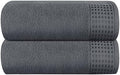 GLAMBURG 100% Cotton Oversized 2 Pack Bath Sheets 35x70, Ultra Soft Highly by GLAMBURG
