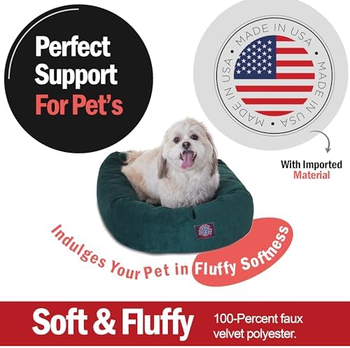 Majestic Pet Micro Velvet Dog Bed, 24 Inch Small - Image 2