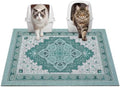 Glittme Cat Litter Mat 33"x22" Non-Slip Washable Trapping Mat by Glittme