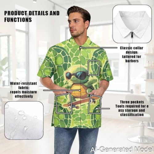 Dog Grooming Smock for Women & Men Water & Hair Repellent - Image 5
