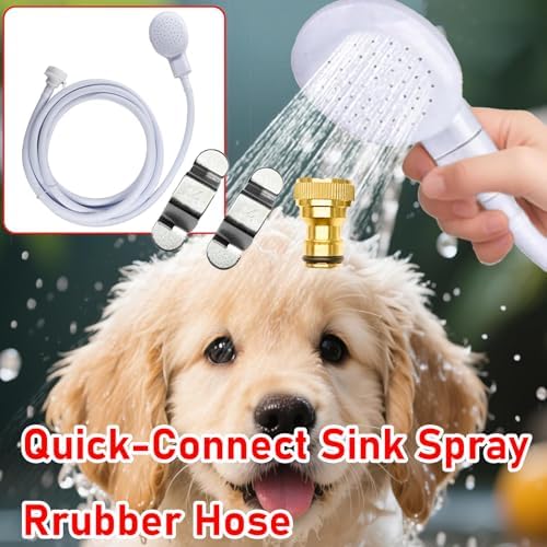 9.84Ft Quick-Connect Sink Spray Rubber Hose, Sink Hose Attachment - Image 6