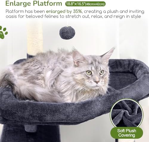 Globlazer 65in Sturdy Cat Tree Tower - Image 2