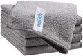 HOMEXCEL Grey Cleaning Rags 5 Pack, Highly Absorbent Microfiber Cleaning Cloth by HOMEXCEL