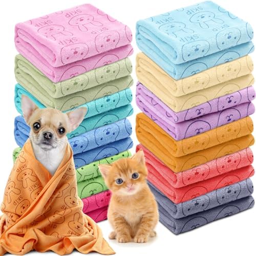 Irenare 12 Microfiber Puppy Towels by Irenare