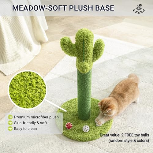 Happi N Pets Cactus Cat Tree, Cactus Cat Scratching Post - Image 5