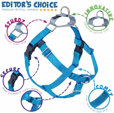 2 Hounds Design Freedom No Pull Dog Harness, 1 inch XL - Image 4