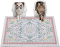 Glittme Cat Litter Mat 33"x22" Non-Slip Washable Trapping Mat by Glittme