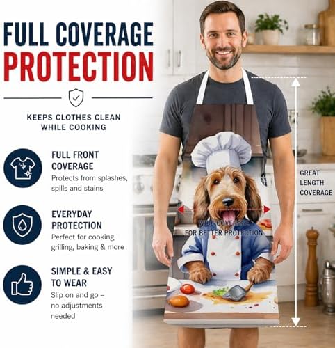 Caroline's Treasures Otterhound The Chef Apron Cooking Kitchen Server Baking - Image 3