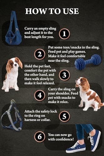 Noah & Paw Dog Carrier Sling for XS Dogs & Cats 3-10 lbs - Image 6