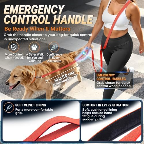 Hands Free Dog Leash, Galaxy Reflective, Crossbody Dog Leash - Image 6
