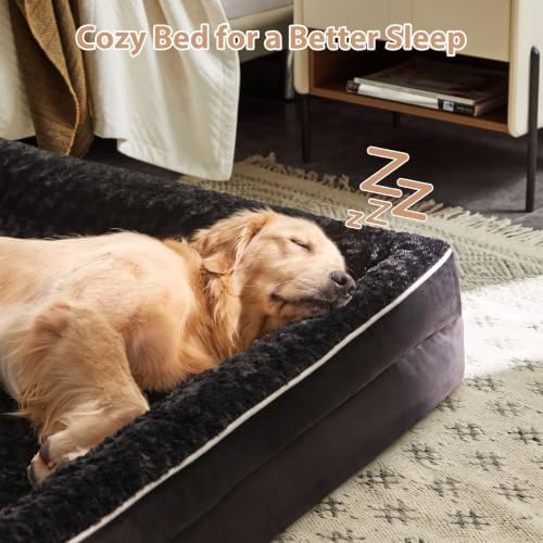 WNPETHOME Orthopedic Washable Dog Bed Large - Image 2