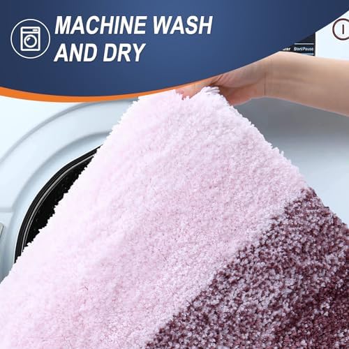 OLANLY Large Bathroom Rugs 44x32, Extra Soft Absorbent Microfiber Bath Rugs - Image 5