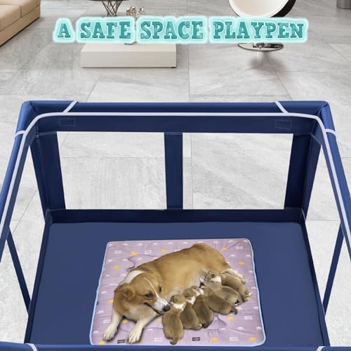 XVISHX 42x42 Inches Puppy Playpen - Image 5