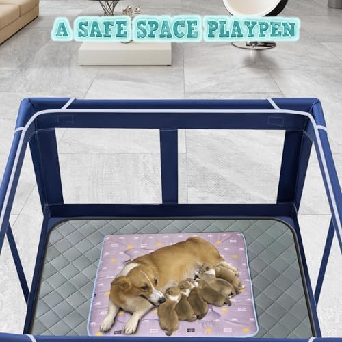 XVISHX 42x42 Inches Puppy Playpen - Image 5