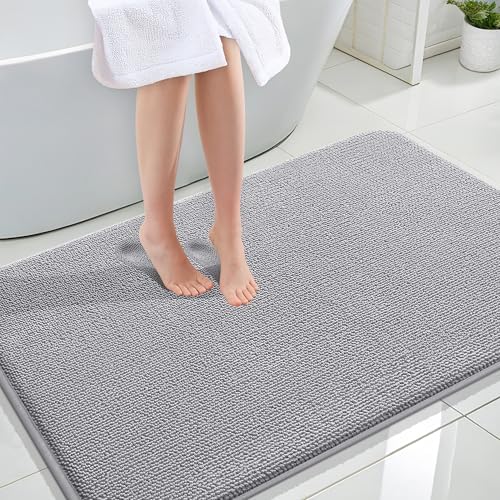 OLANLY Thick Memory Foam Large Bathroom Rug 44x32, Absorbent Bath Mat by OLANLY