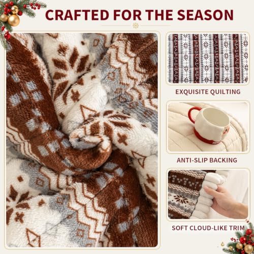 Christmas Couch Cover, Christmas Plush Sofa Cover for Dog Pet 1PC - Image 4