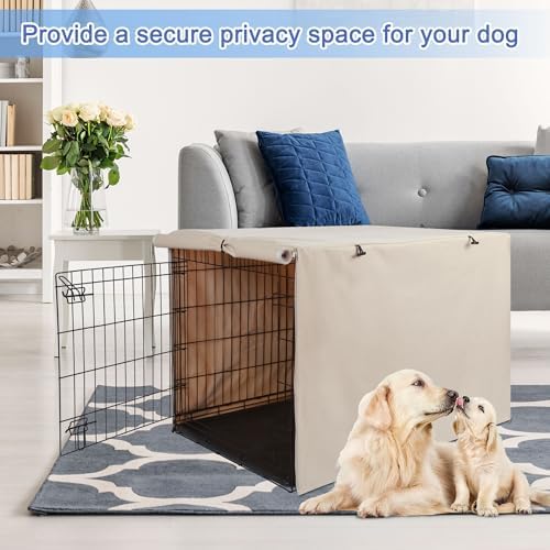 Deblue Dog Crate Cover, Durable Polyester Indoor Pet Kennel Cover - Image 5
