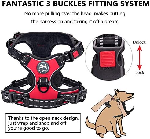 PoyPet No Pull Dog Harness Medium - Image 2