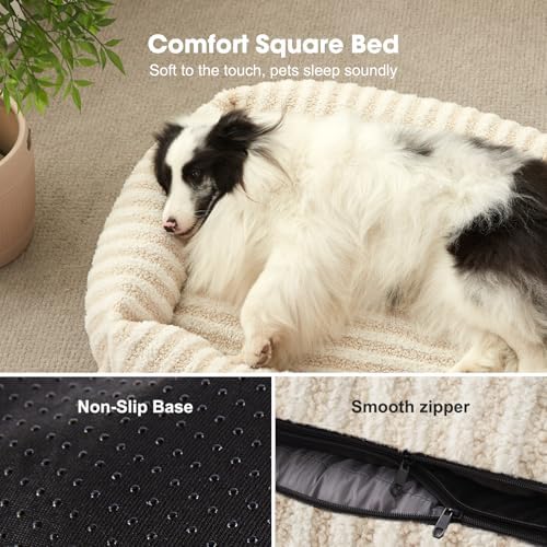 MIXJOY Dog Bed for Medium Sized Dogs, Washable Medium Dog Beds - Image 4