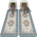 Hompet Cat Litter Mat 2 Pack, 18x54 Large Machine Washable Trapping Mats by Hompet