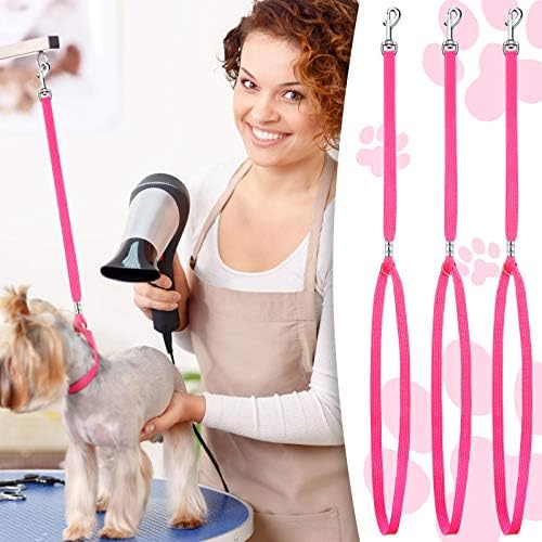 Boao 9 Pcs Pet Grooming Loop Adjustable Nylon Restraint - Image 3