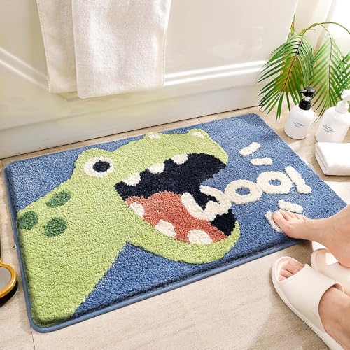 Molesun Dinosaur Bath Mat 20x31, Soft Absorbent Microfiber Bath Rugs by Molesun