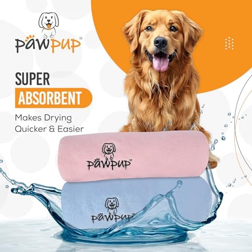 Dog Towels for Drying Dogs Super Absorbent Microfiber Pet Grooming Towel for - Image 2