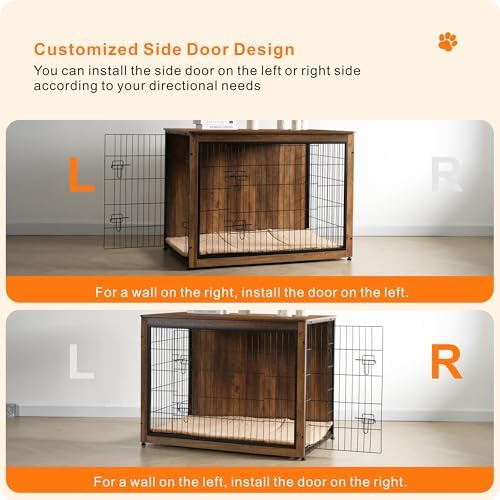 DWANTON 43.3" XXL Dog Crate Furniture - Image 4