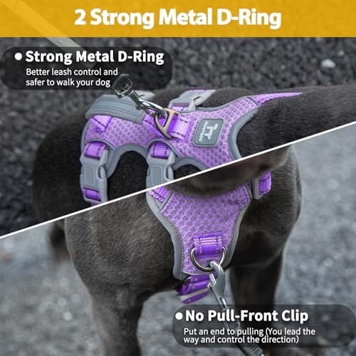 Huntboo Escape Proof Dog Harness, No Pull Reflective Harness - Image 4