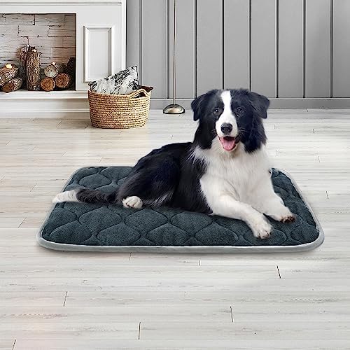 furrybaby Dog Bed Mat Crate Pad, Anti-Slip Bottom Machine Washable Pet Pad - Image 2