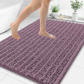 Smiry Bathroom Rugs 48X32, Extra Soft Rubber Backing Chenille Bath Mats by Smiry