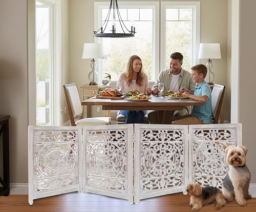 Wooden Foldable Pet Dog Gate - Image 6