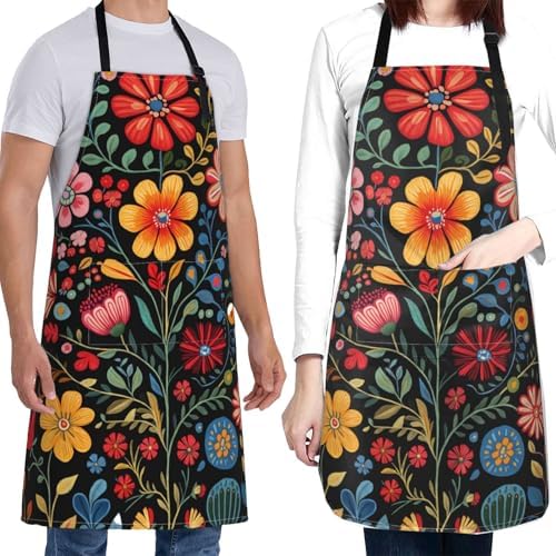 Art Apron with Pocket for Women Men - Image 7