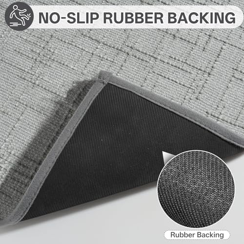 Bath Mat Non Slip, Quick Dry Bathroom Rug Under Door - Image 5