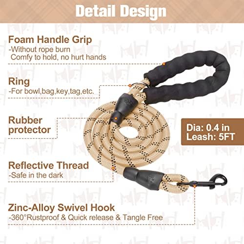 BEAUTYZOO Dog Harness Medium Sized and Leash Set, No Pull Pet Vest - Image 4