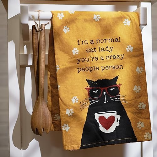 Primitives by Kathy Funny Kitchen Towel, I’m A Normal Cat Lady, Sassy Gifts - Image 3