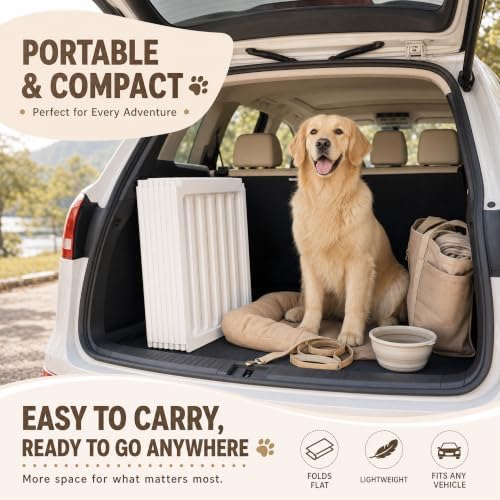 VNE Dog Playpen Indoor Portable Puppy Playpen - Image 6