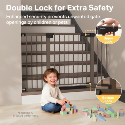 Cumbor 29.7-51.5 in Extra Wide Baby Gate - Image 4