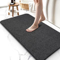 HOMTEB Bath Mat 17x27Inch, Thin Bath Mats Rugs by HOMTEB