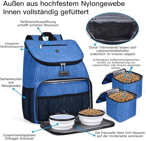 BAGLHER丨Dog Travel Bag, Airline Approved Pet Supplies Backpack, Dog Travel - Image 4