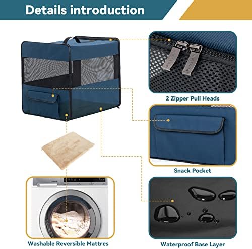 PETSFIT Soft Sided Dog Crate, Portable Dog Crate - Image 5
