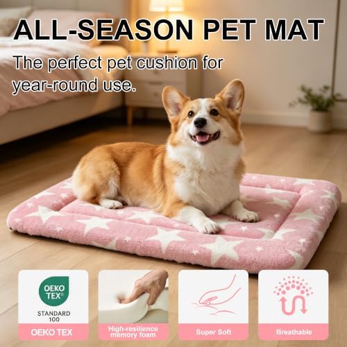 Dog Bed Mat, Reversible Crate Pad & Cute Dog Bed - Image 2